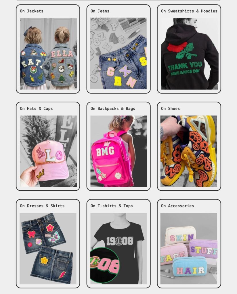 Creative Ways to Use Chenille Patches