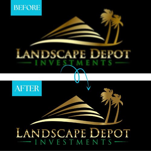 Image to Vector Art: Beige Minimalist Before and After Makeup Transformation